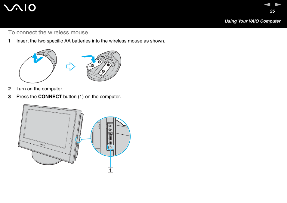 Sony VGC-V User Manual | Page 35 / 158