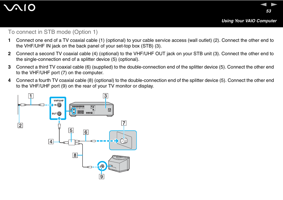 Sony VGC-V User Manual | Page 53 / 158