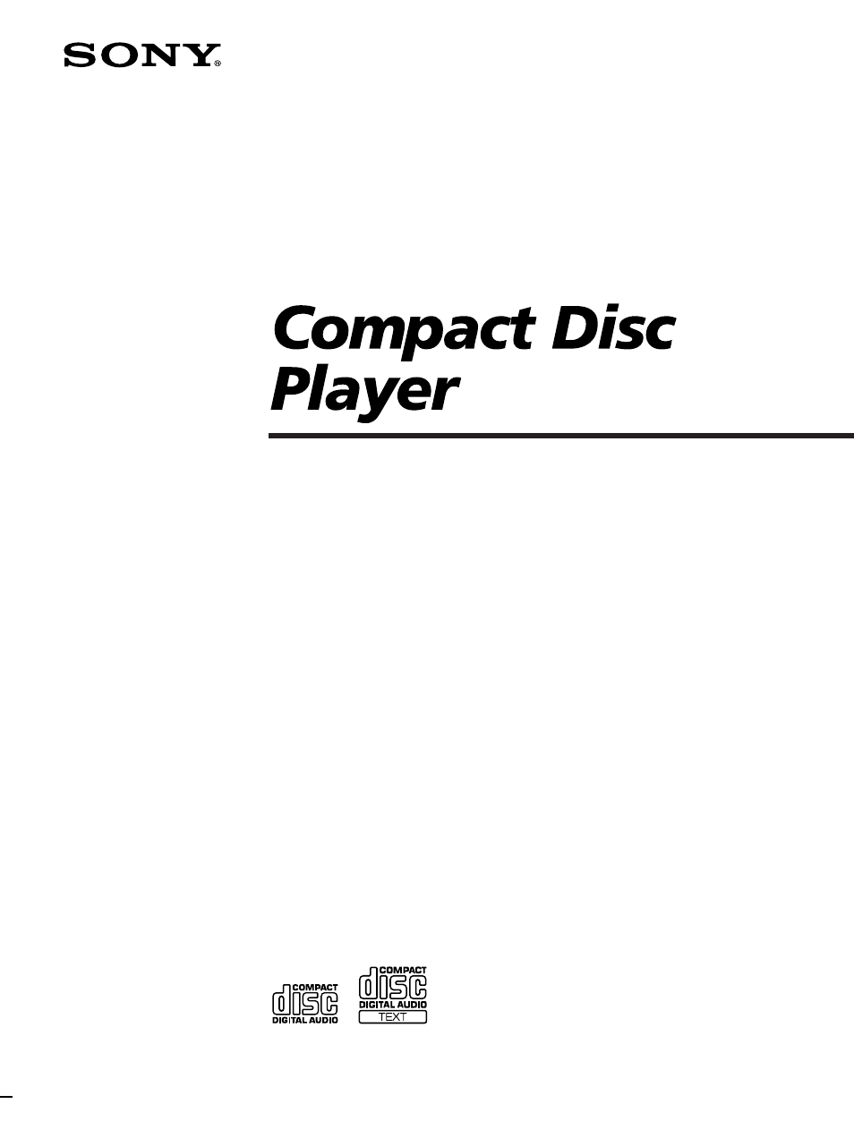 Sony CDP-CE525 User Manual | 32 pages
