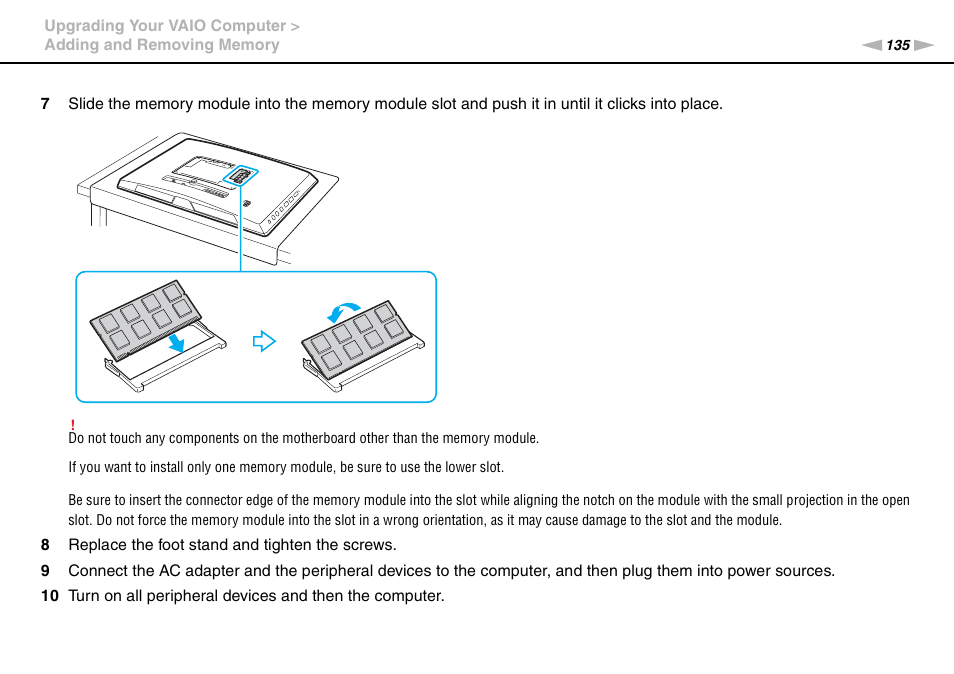 Sony VAIO VPCL2 User Manual | Page 135 / 197