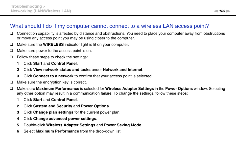 Sony VAIO VPCL2 User Manual | Page 163 / 197