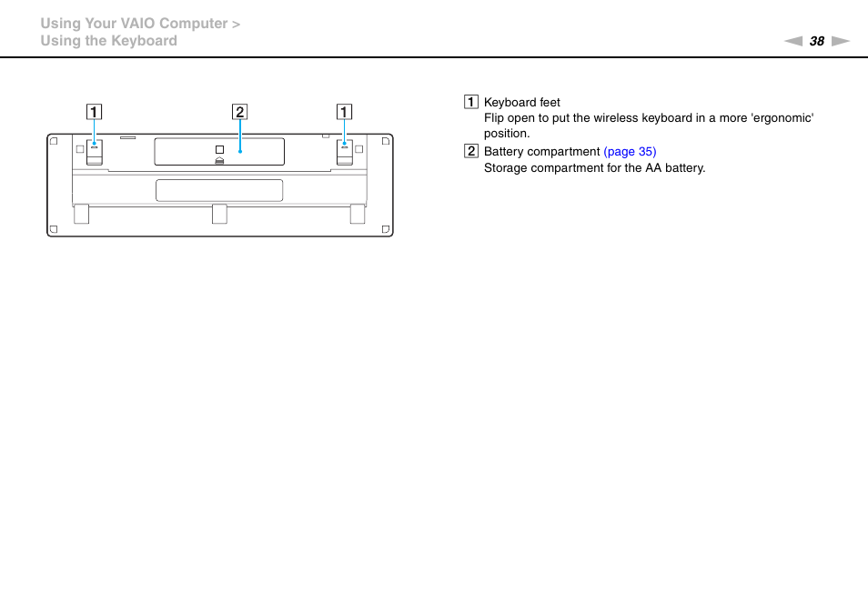 Sony VAIO VPCL2 User Manual | Page 38 / 197