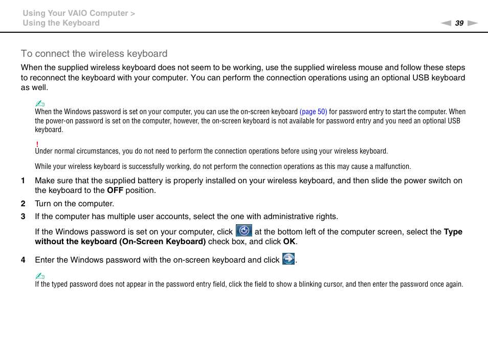 Sony VAIO VPCL2 User Manual | Page 39 / 197