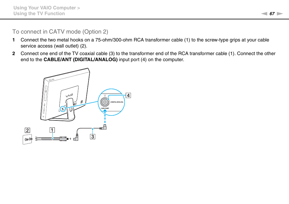 Sony VAIO VPCL2 User Manual | Page 67 / 197