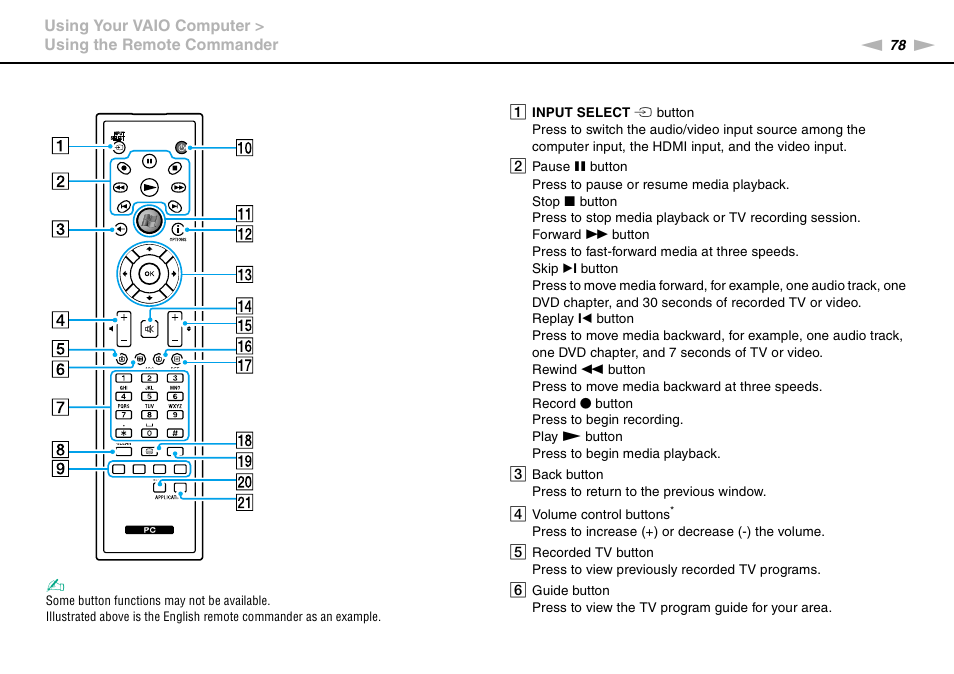 Sony VAIO VPCL2 User Manual | Page 78 / 197