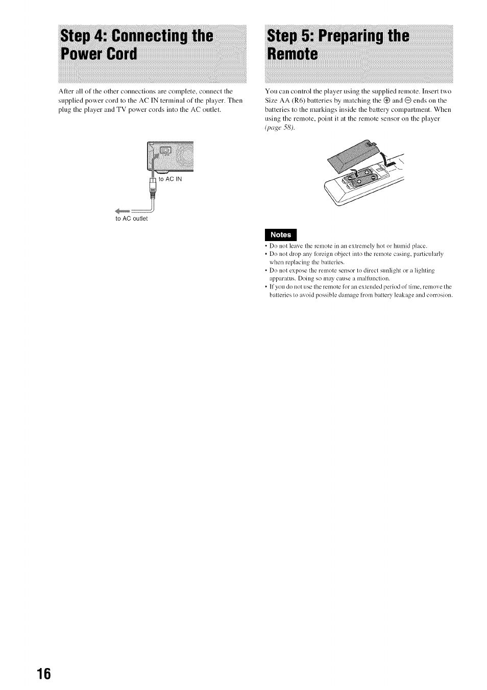 Notes | Sony BDP-S301 User Manual | Page 16 / 72