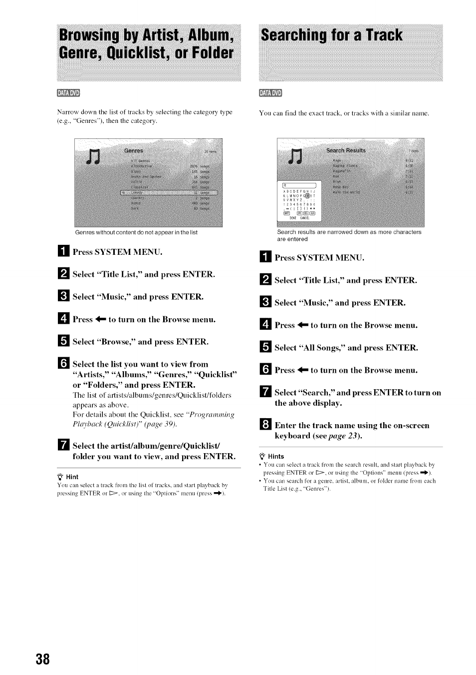 Sony BDP-S301 User Manual | Page 38 / 72