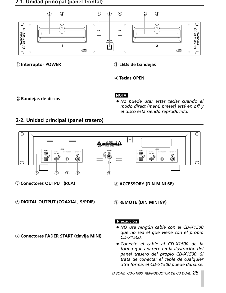 Sony CD-X1500 User Manual | Page 25 / 40