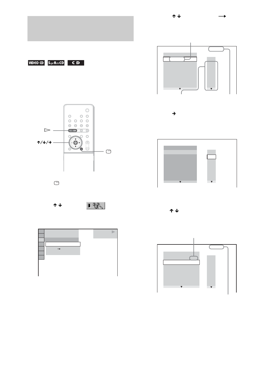 Creating your own program, Program play) | Sony DAV-X1 User Manual | Page 42 / 103