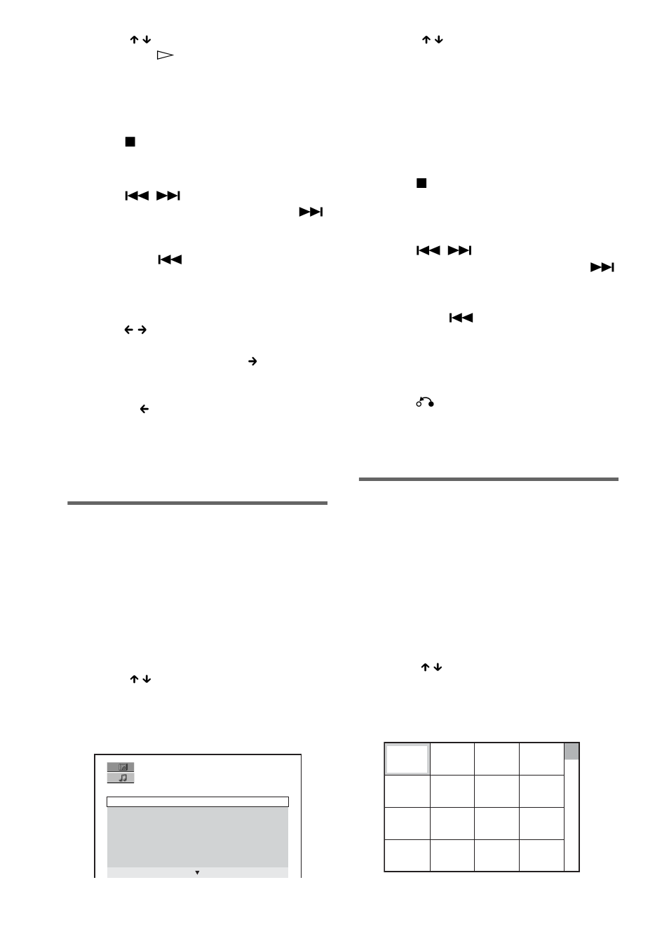 Selecting an mp3 audio track, Selecting a jpeg image file | Sony DAV-X1 User Manual | Page 50 / 103