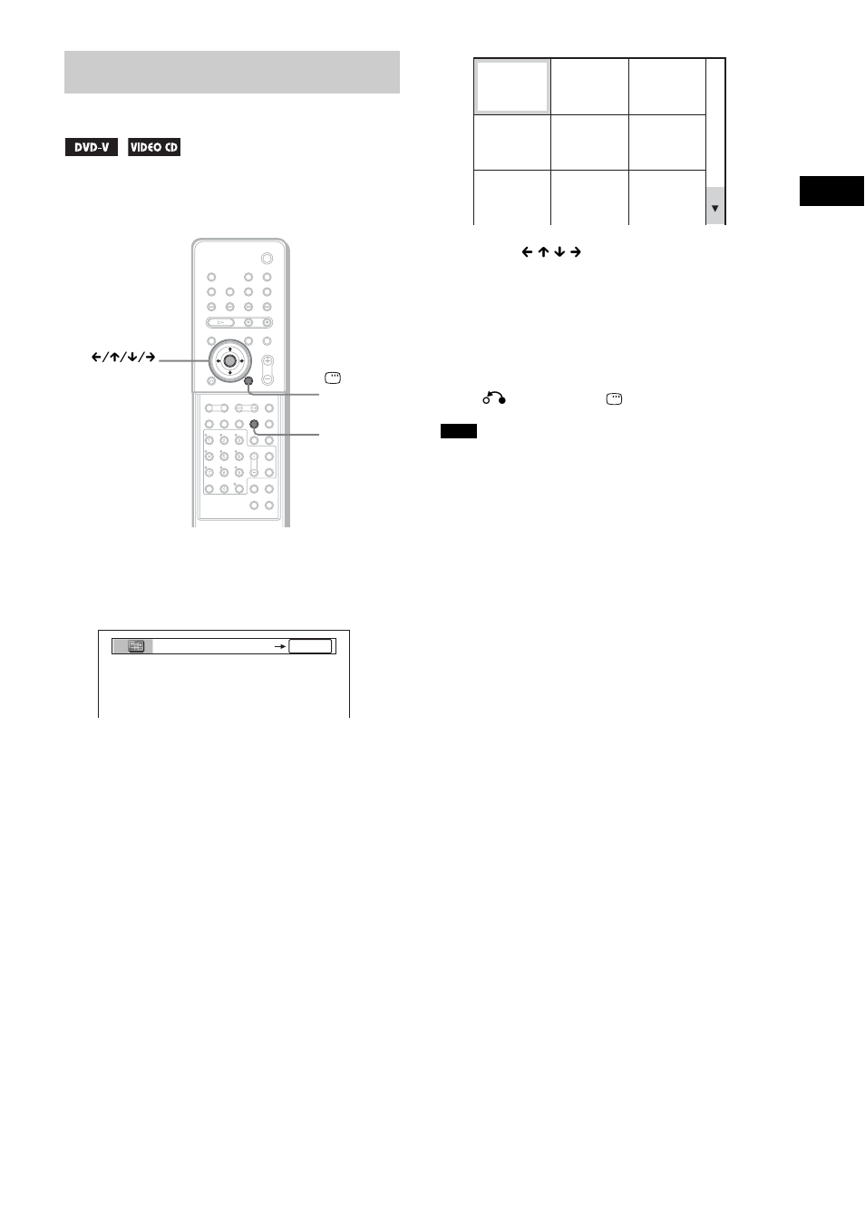 Searching by scene, Picture navigation) | Sony DAV-X1 User Manual | Page 59 / 103