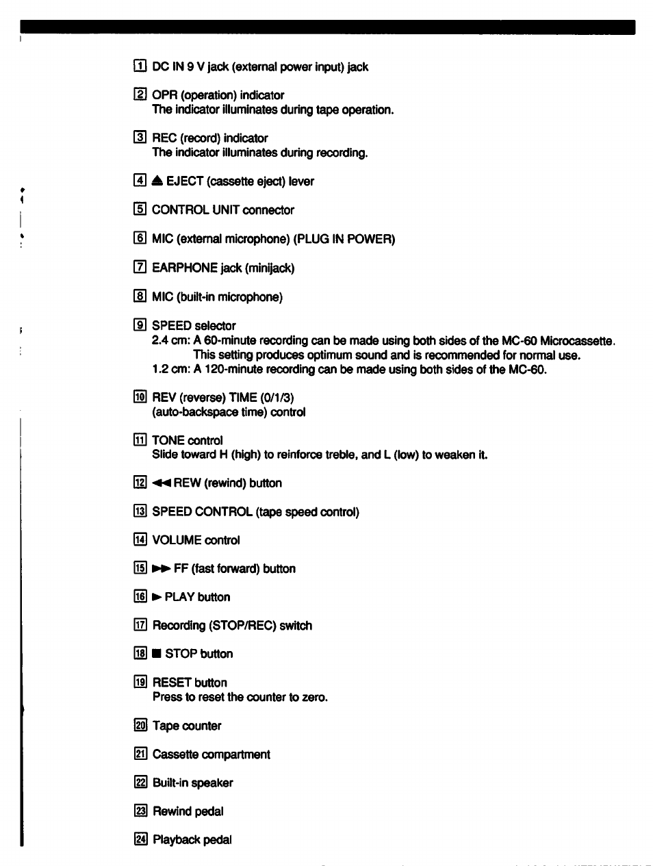 Sony MICROCASSETTE M-2020 User Manual | Page 7 / 16