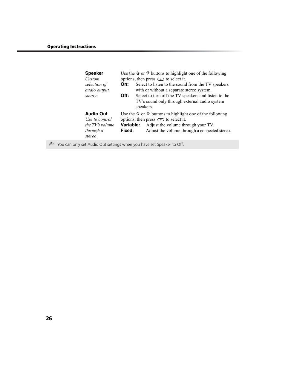 Sony WEGA KV-27FS100L User Manual | Page 34 / 55