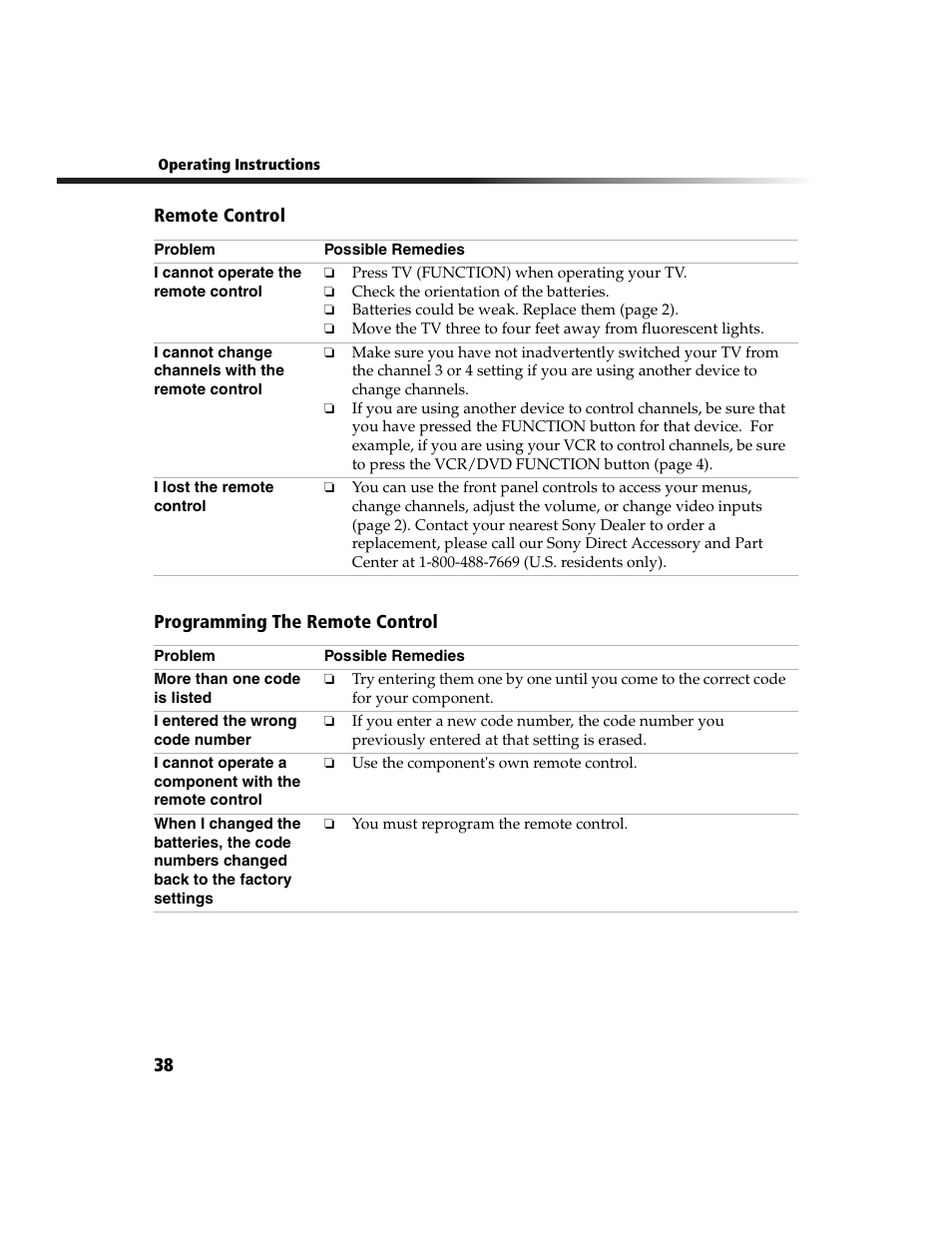 Sony WEGA KV-27FS100L User Manual | Page 46 / 55