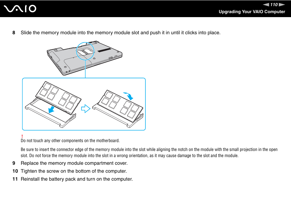 Sony VAIO VGN-FW300 User Manual | Page 110 / 179