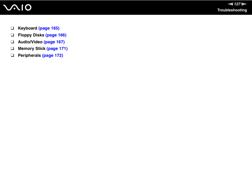 Sony VAIO VGN-FW300 User Manual | Page 127 / 179