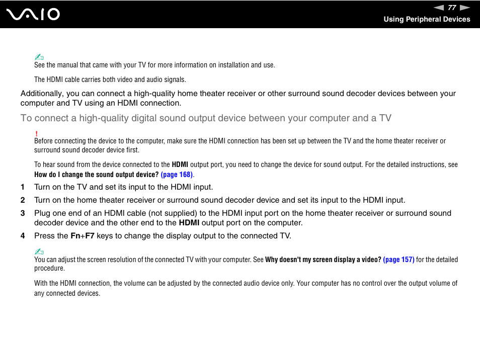 Sony VAIO VGN-FW300 User Manual | Page 77 / 179