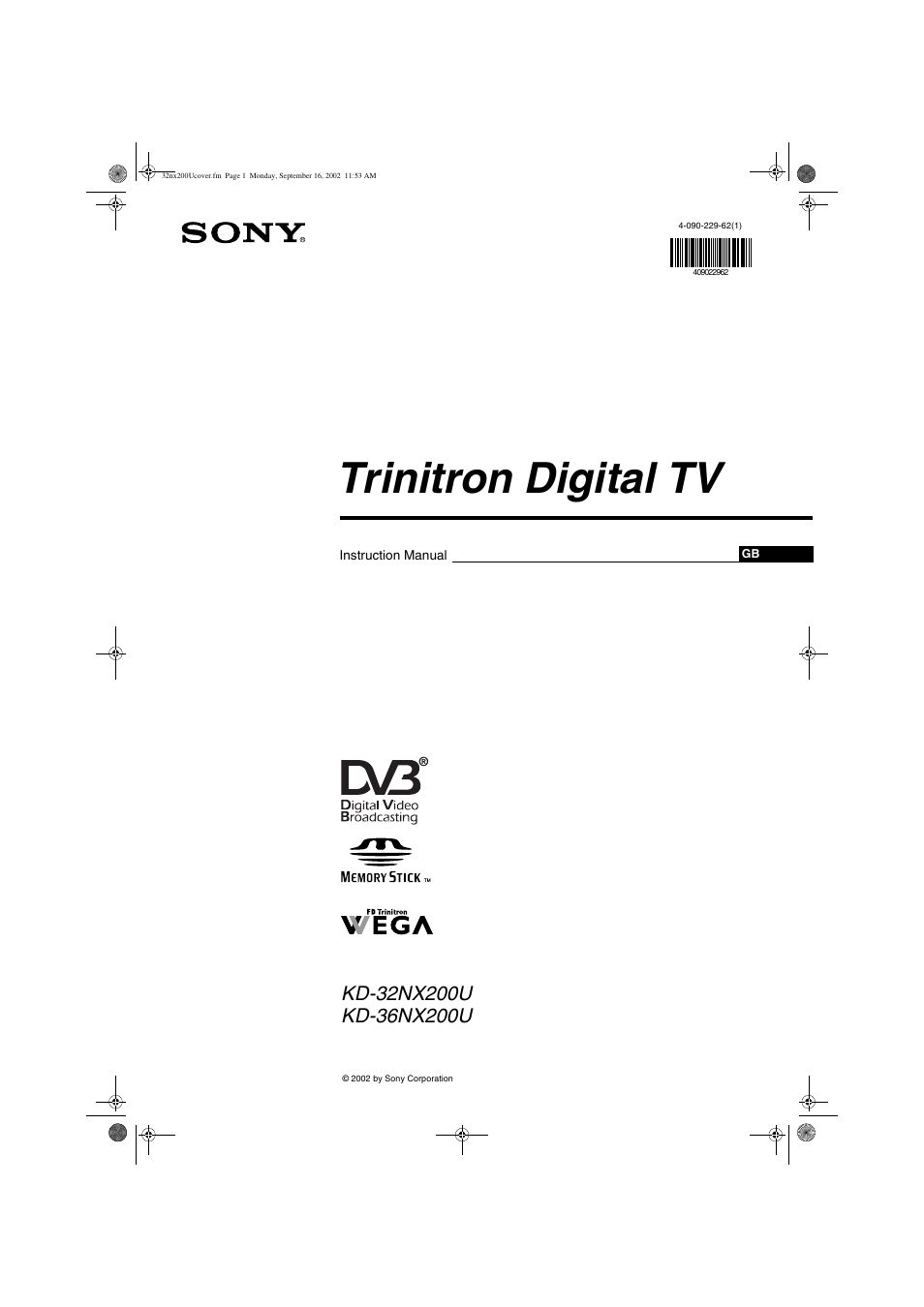 Sony KD-32NX200U User Manual | 48 pages