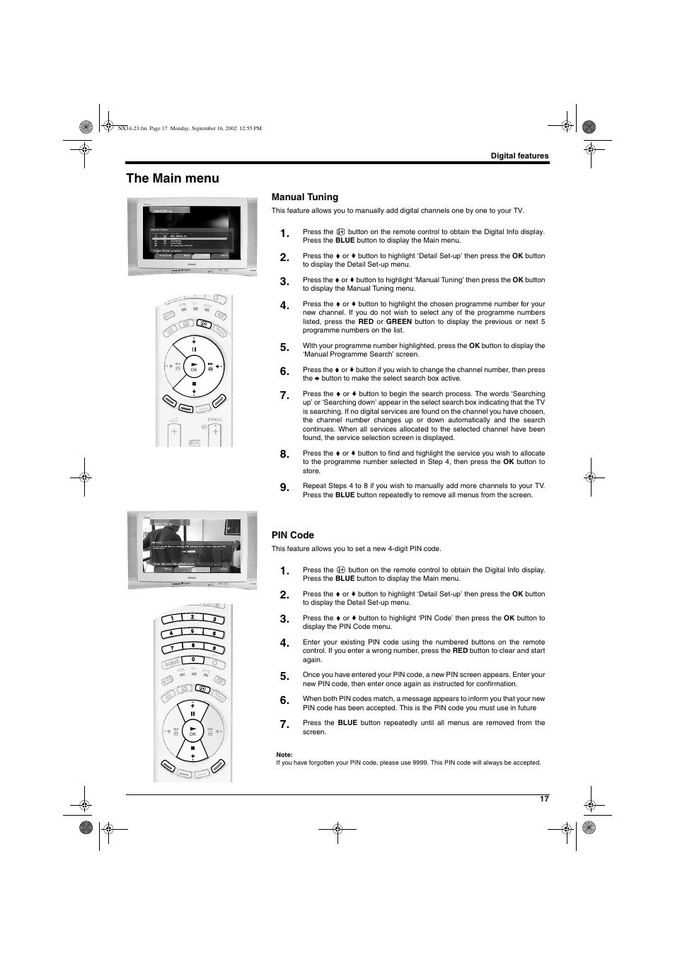 The main menu | Sony KD-32NX200U User Manual | Page 19 / 48