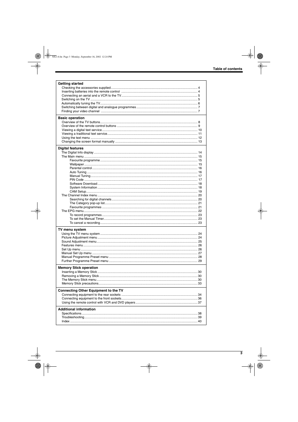 Sony KD-32NX200U User Manual | Page 5 / 48