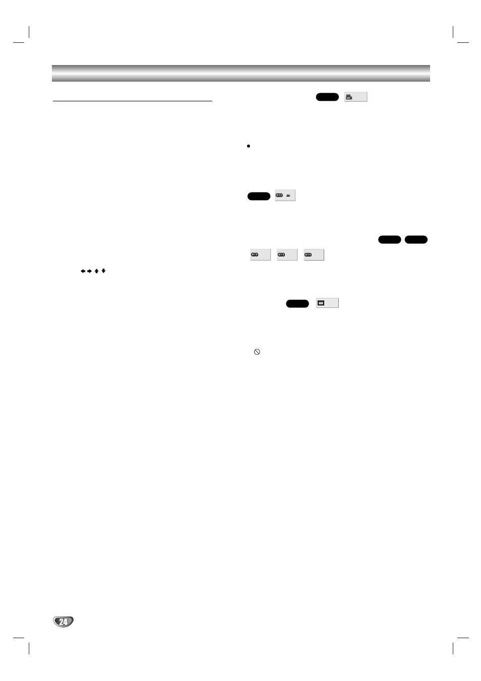 Checking the contents of dvd video discs: menus, Camera angle, Changing the audio language | Changing the audio channel, Subtitle | Sony AVJ-X55 User Manual | Page 24 / 40