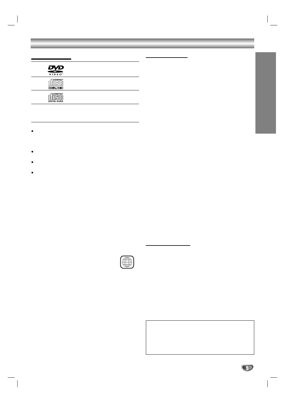 Before use, Intr oduction, Playable discs | Sony AVJ-X55 User Manual | Page 5 / 40
