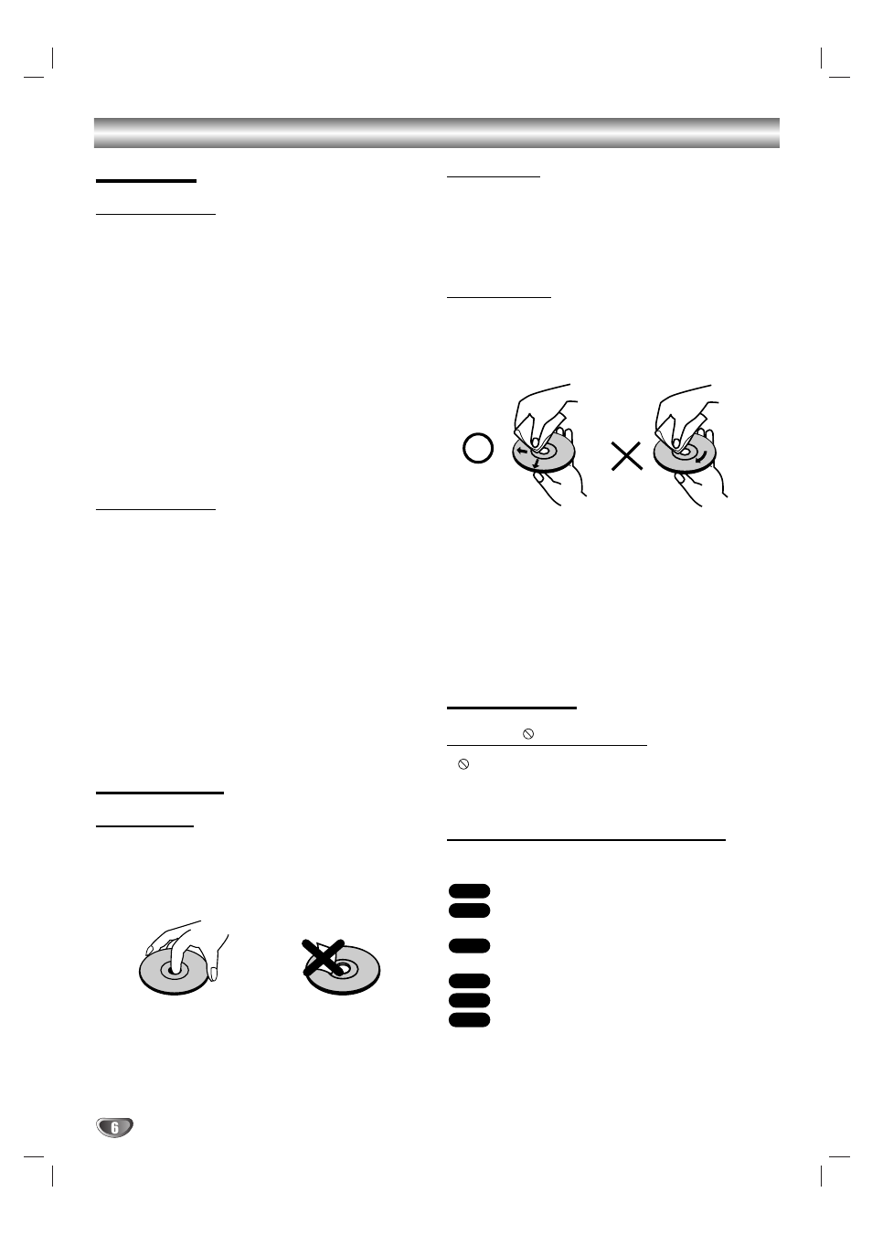 Before use (continued), Precautions, About symbols | Sony AVJ-X55 User Manual | Page 6 / 40