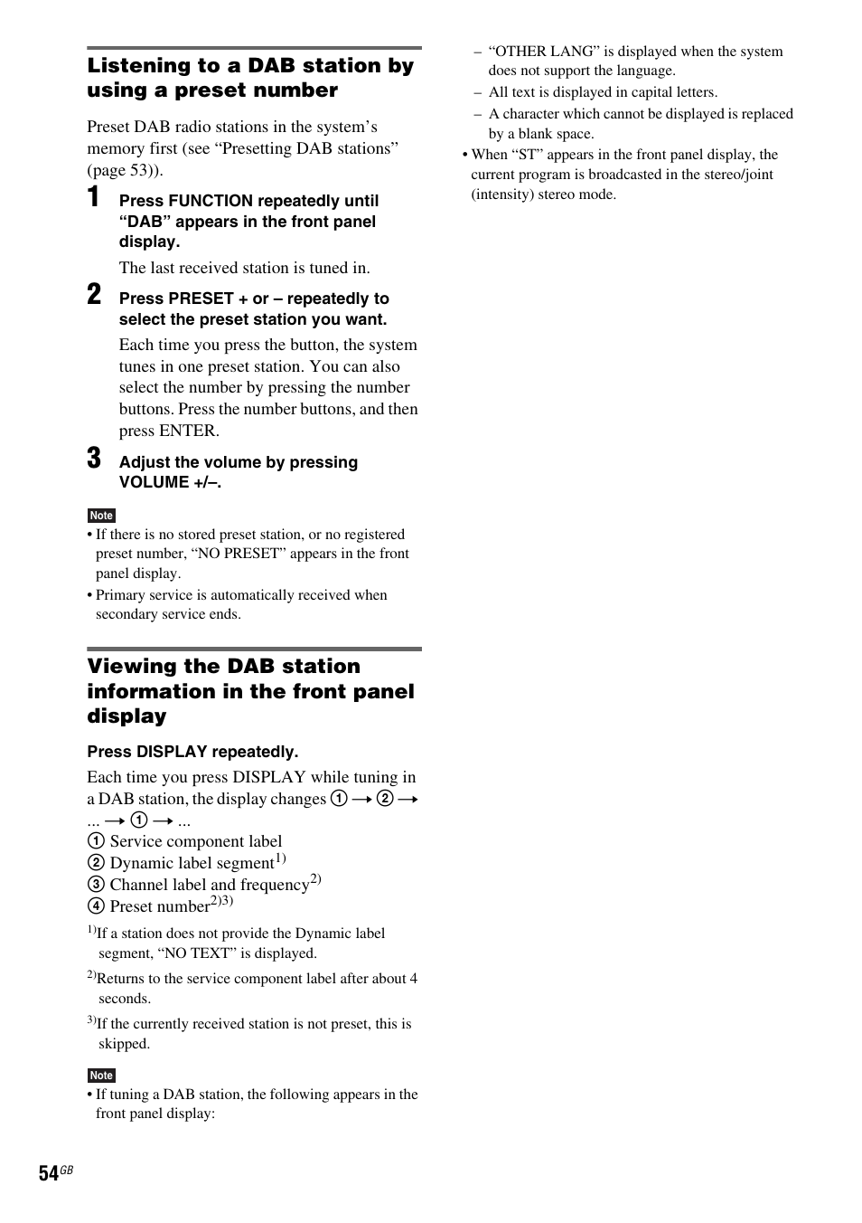 Sony DAV-DZ210D User Manual | Page 54 / 96