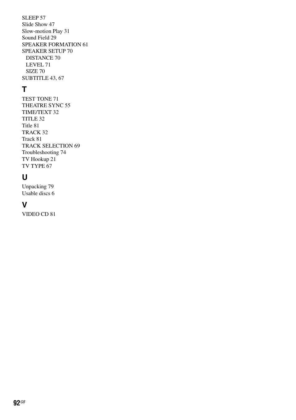 Sony DAV-DZ210D User Manual | Page 92 / 96