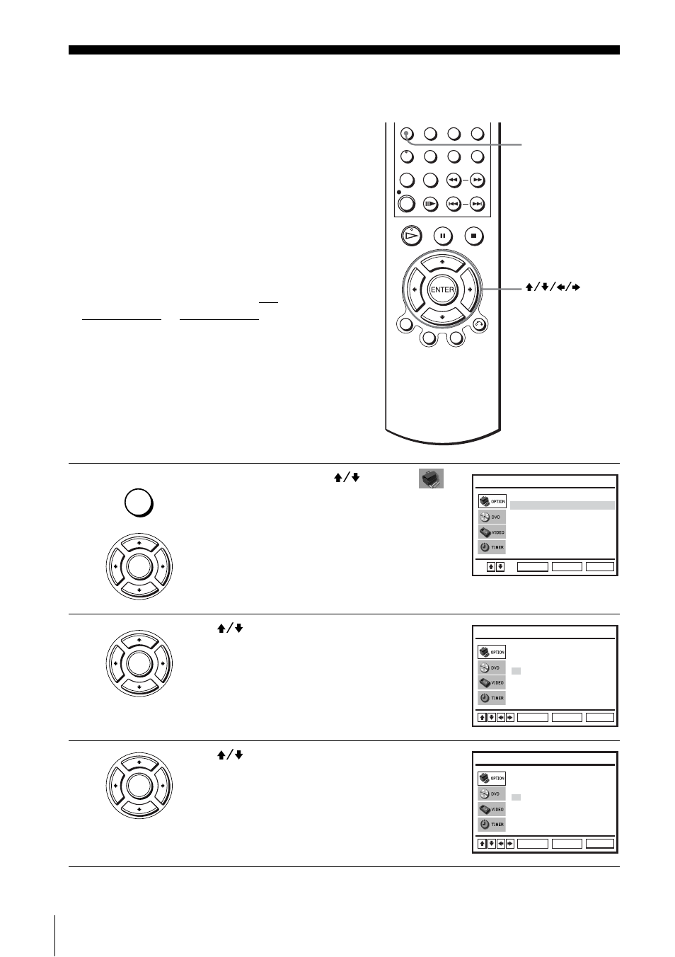 Step7: setting the clock, 20 step, Step 7 : setting the clock | Press v/v to set the hour | Sony SLV-D910N/R User Manual | Page 20 / 120
