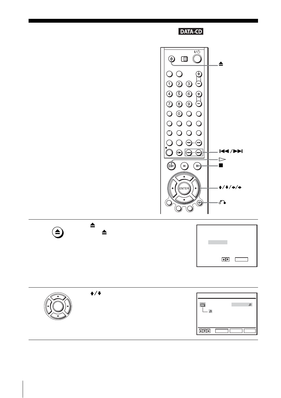 Playing an mp3 audio track, Play | Sony SLV-D910N/R User Manual | Page 78 / 120