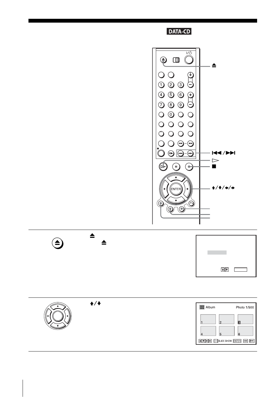 Playing jpeg image files, Play | Sony SLV-D910N/R User Manual | Page 82 / 120