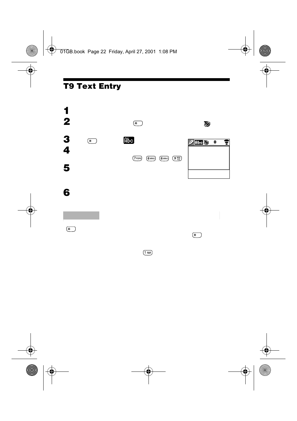 T9 text entry | Sony CMD-J6 User Manual | Page 22 / 66