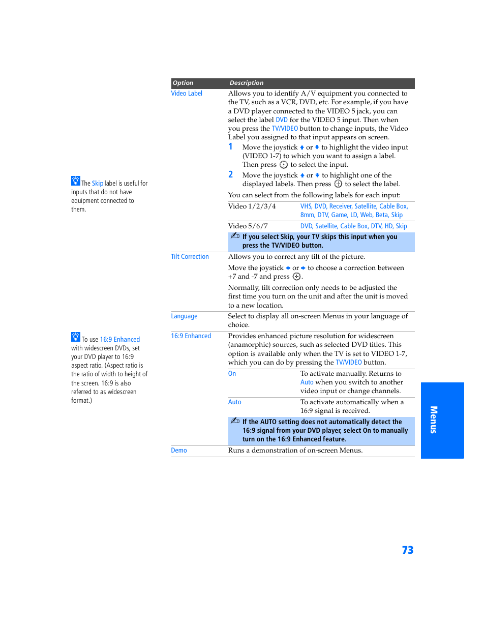 Sony WEGA KV-32HS500 User Manual | Page 74 / 87