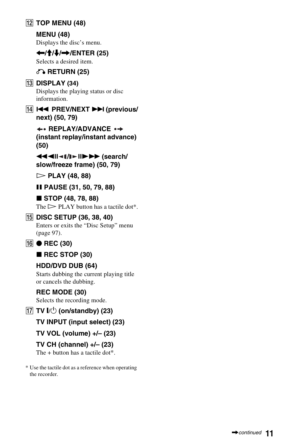 Sony RDR-HX780 User Manual | Page 11 / 136