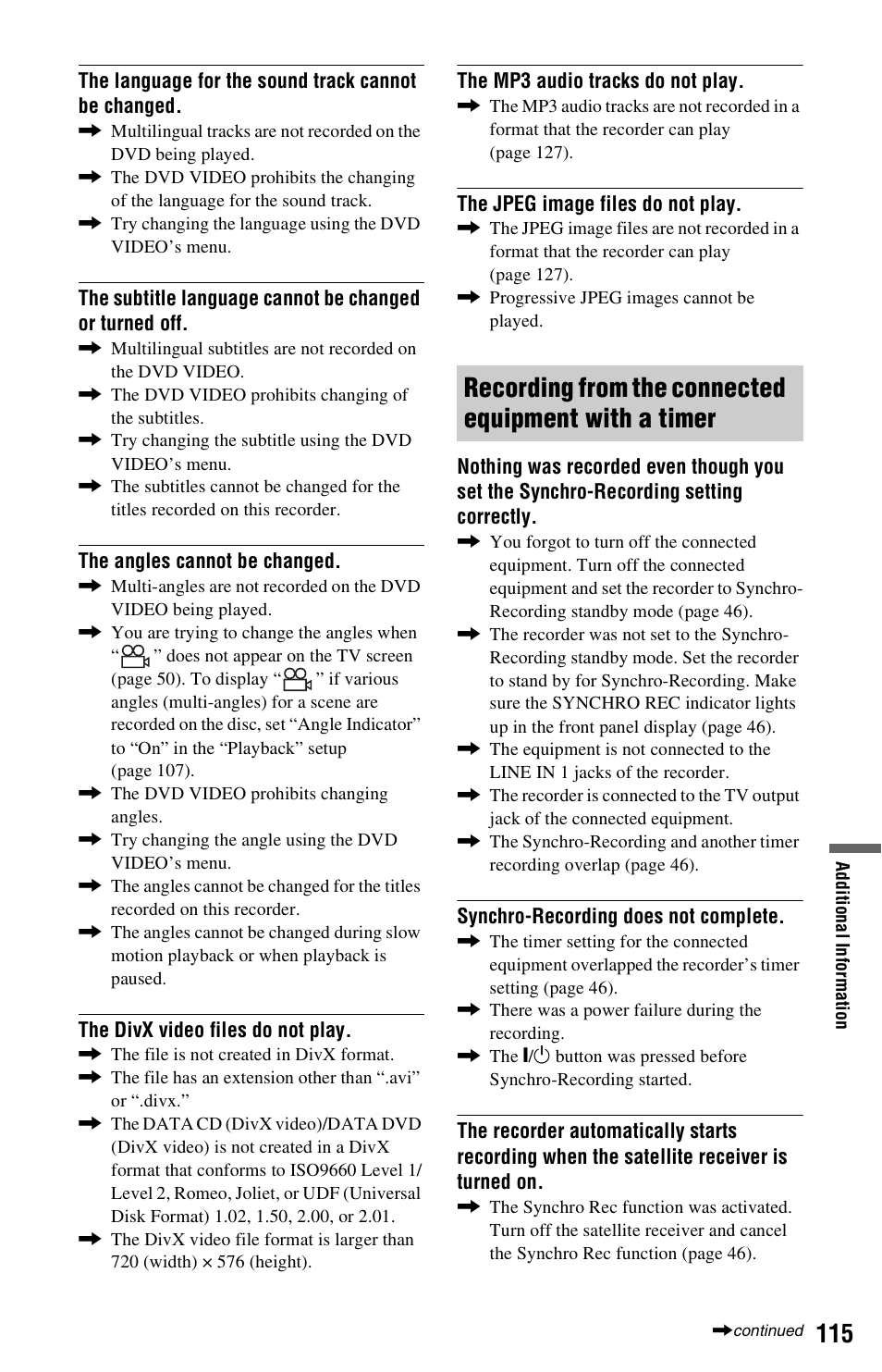 Sony RDR-HX780 User Manual | Page 115 / 136