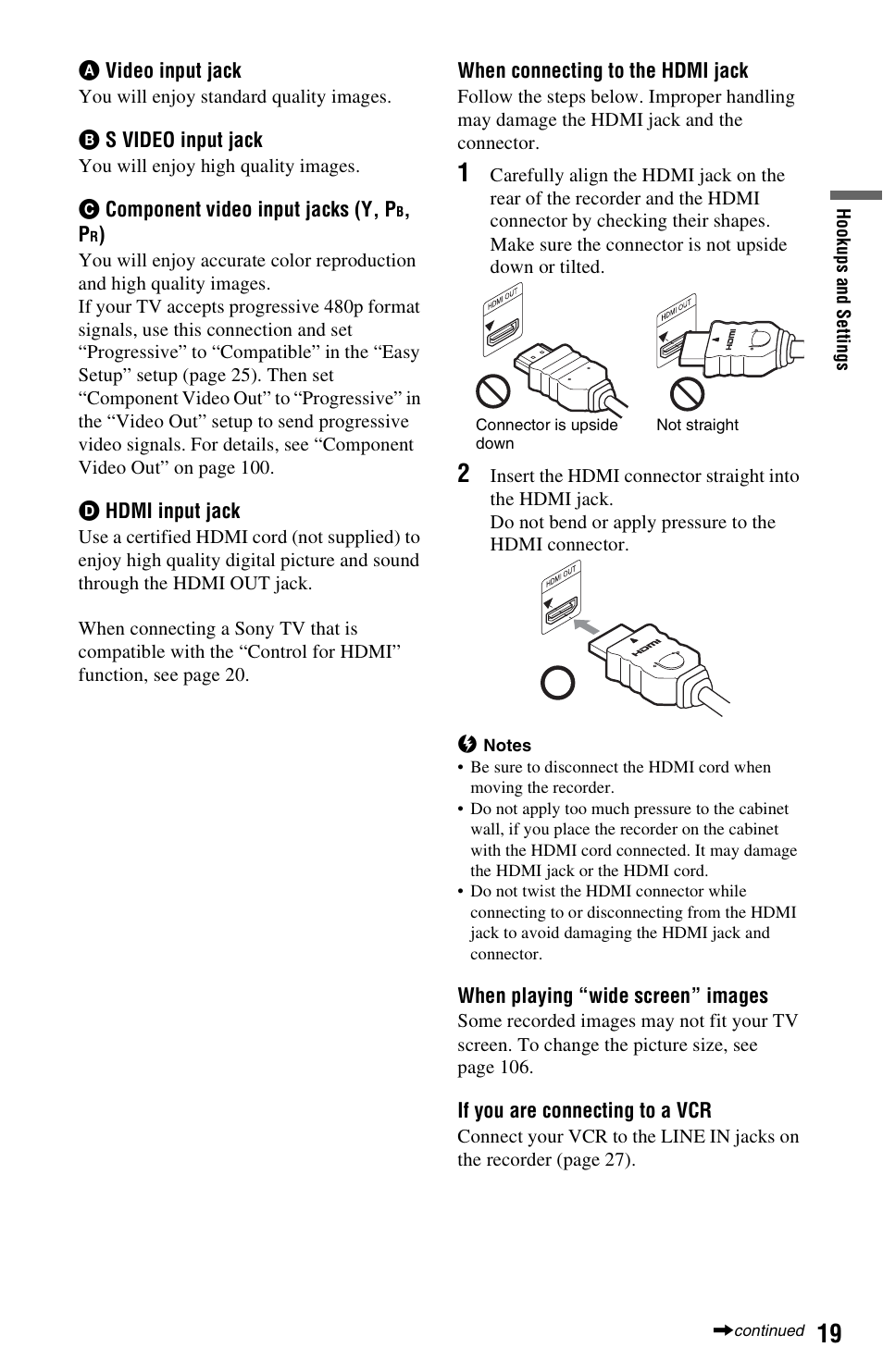 Sony RDR-HX780 User Manual | Page 19 / 136