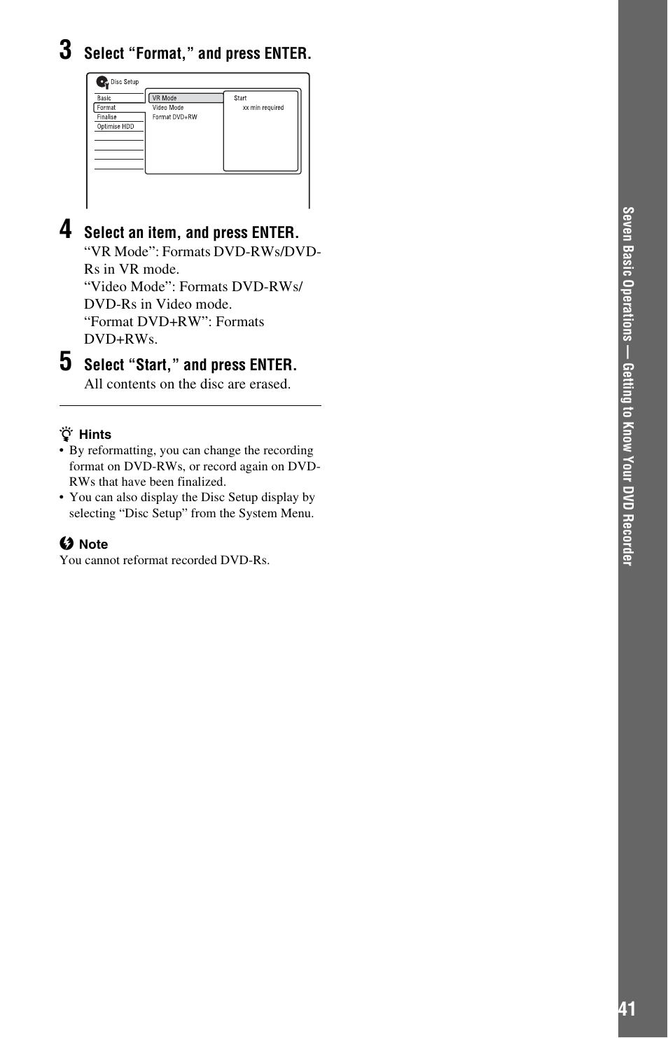 Sony RDR-HX780 User Manual | Page 41 / 136