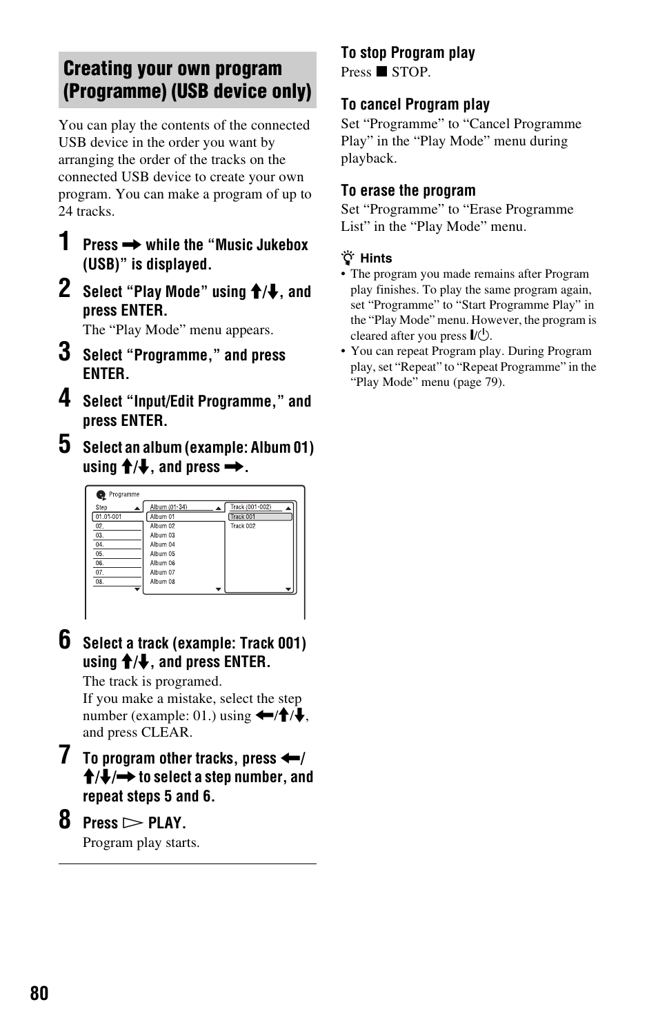 Sony RDR-HX780 User Manual | Page 80 / 136