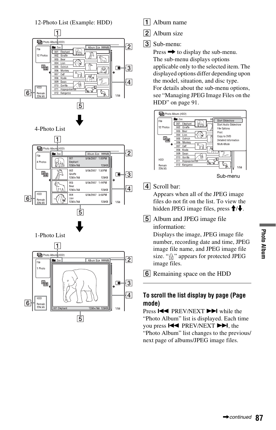 Sony RDR-HX780 User Manual | Page 87 / 136