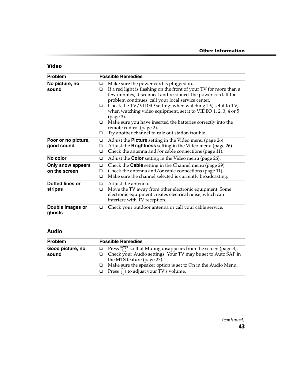 Sony KV-27FA210 User Manual | Page 51 / 56