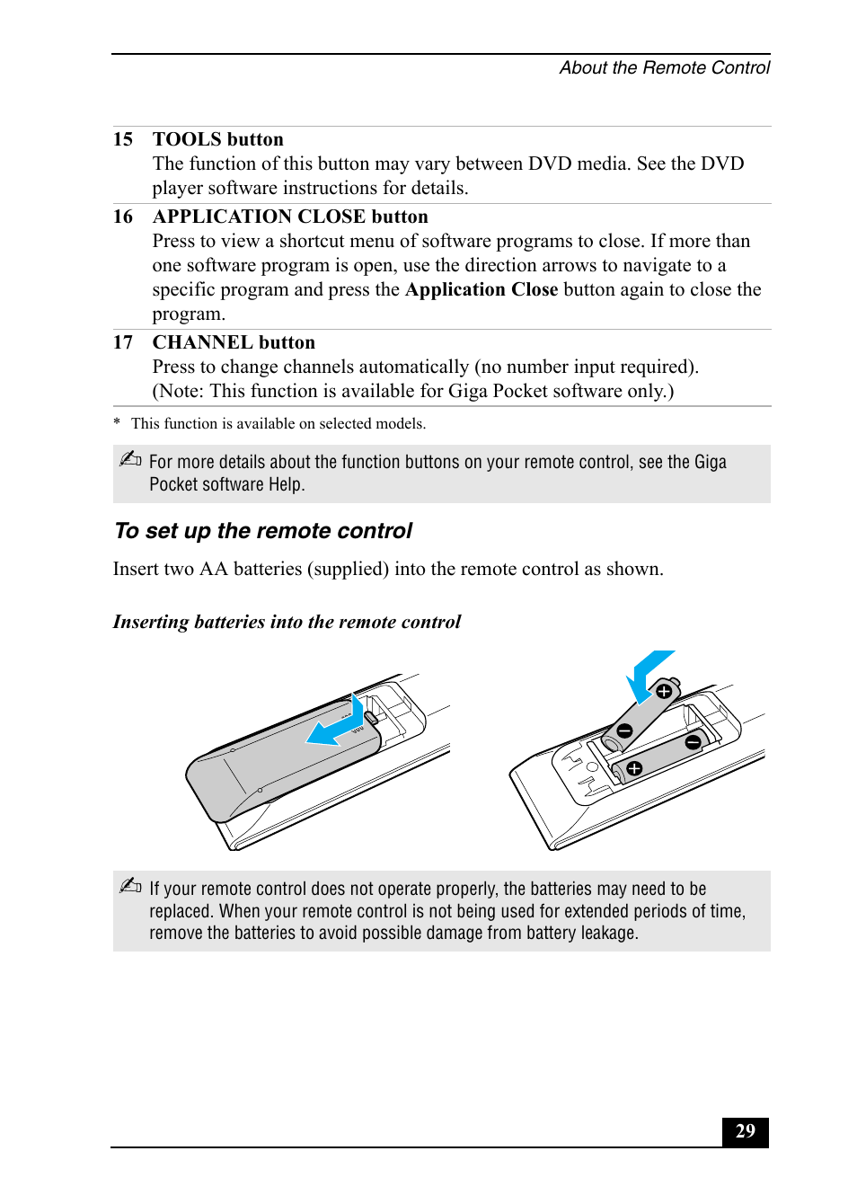 Sony PCV-RS600 User Manual | Page 29 / 48