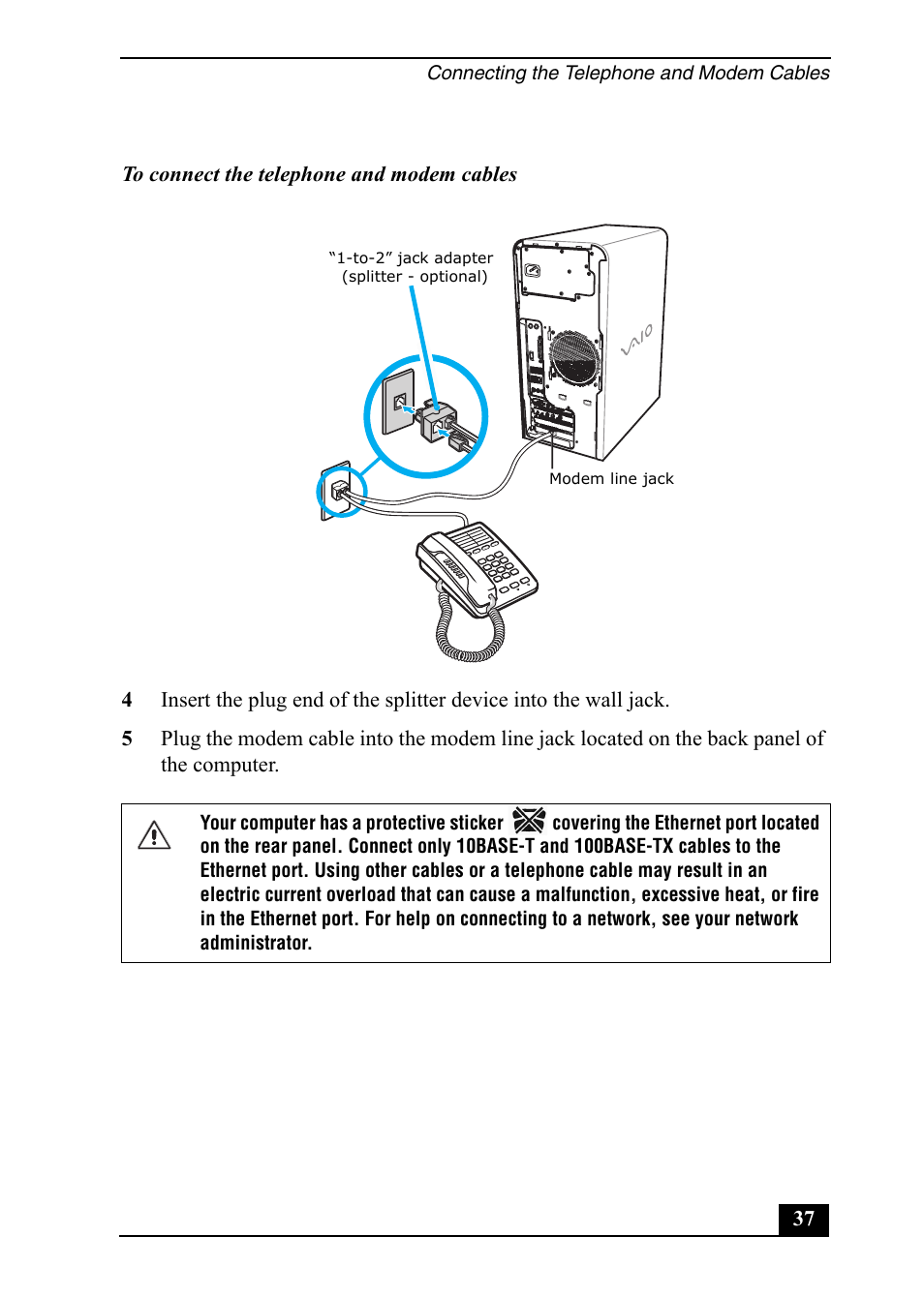 Sony PCV-RS600 User Manual | Page 37 / 48