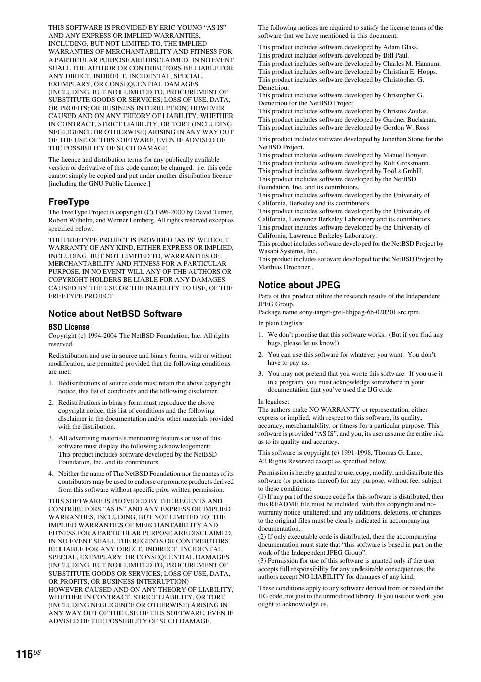 Sony BDV-E500W User Manual | Page 116 / 123