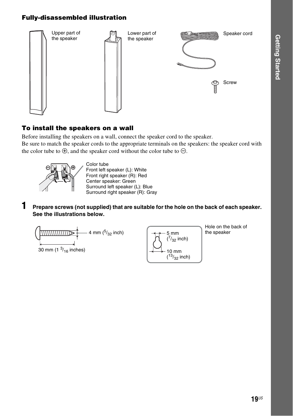 Sony BDV-E500W User Manual | Page 19 / 123