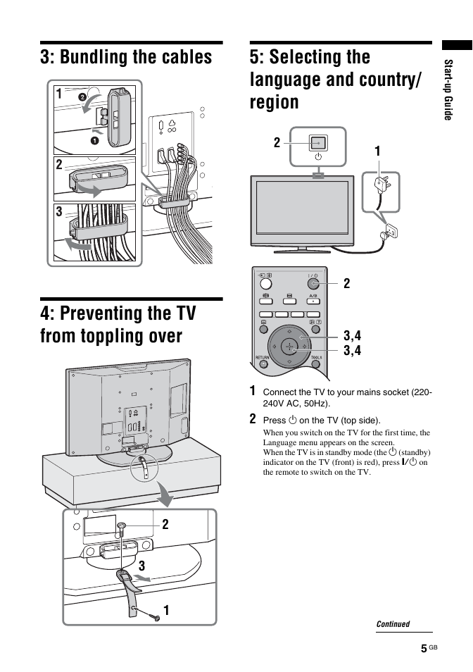 Sony Bravia KDL-26S2030 User Manual | Page 5 / 42