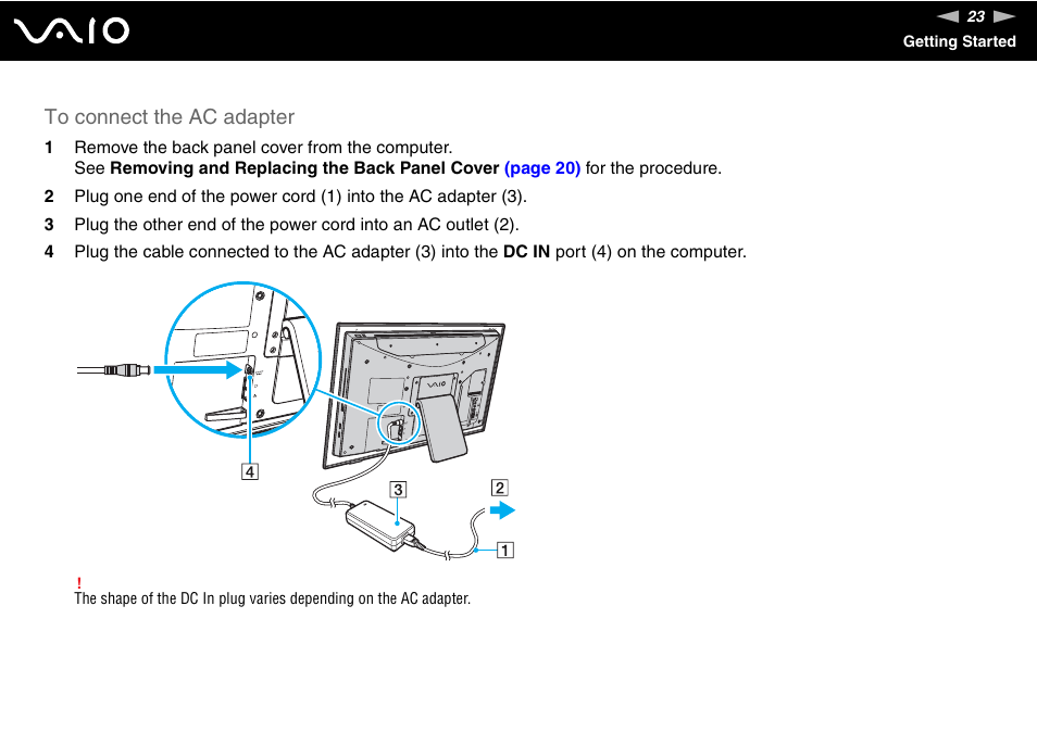 Sony VGC-LT30 Series User Manual | Page 23 / 201