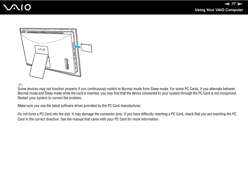 Sony VGC-LT30 Series User Manual | Page 77 / 201