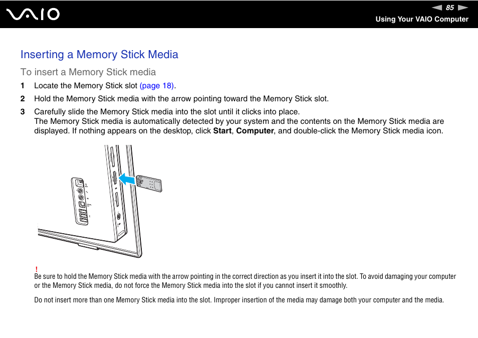 Sony VGC-LT30 Series User Manual | Page 85 / 201