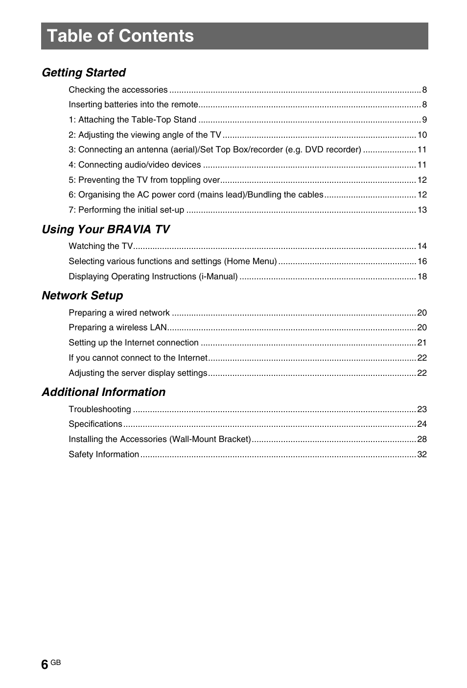 Sony 4-269-995-13(1) User Manual | Page 6 / 36